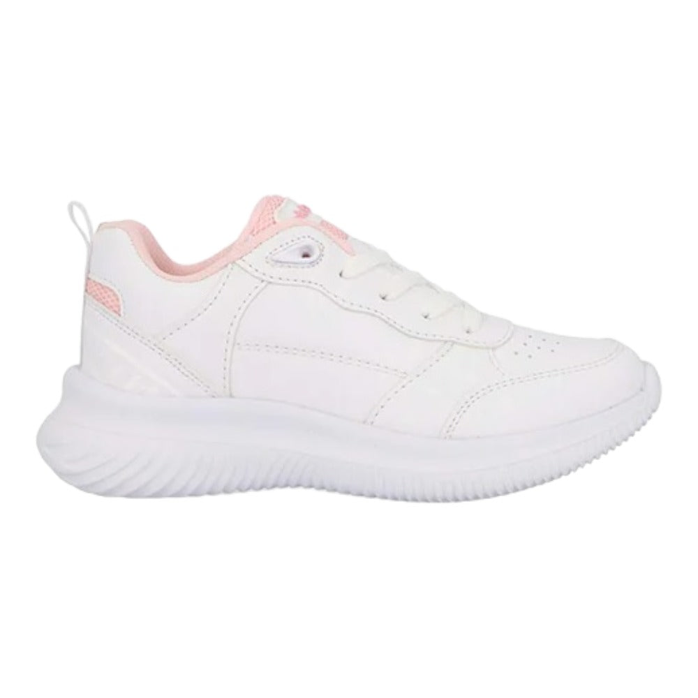 Tenis Escolar Niña Color Blanco Interior Rosa 038-42