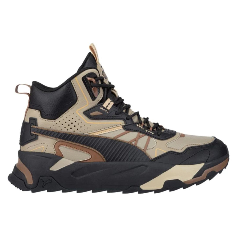 Bota Sneaker Puma Hombre Trinity Mid Hybrid Color Cafe