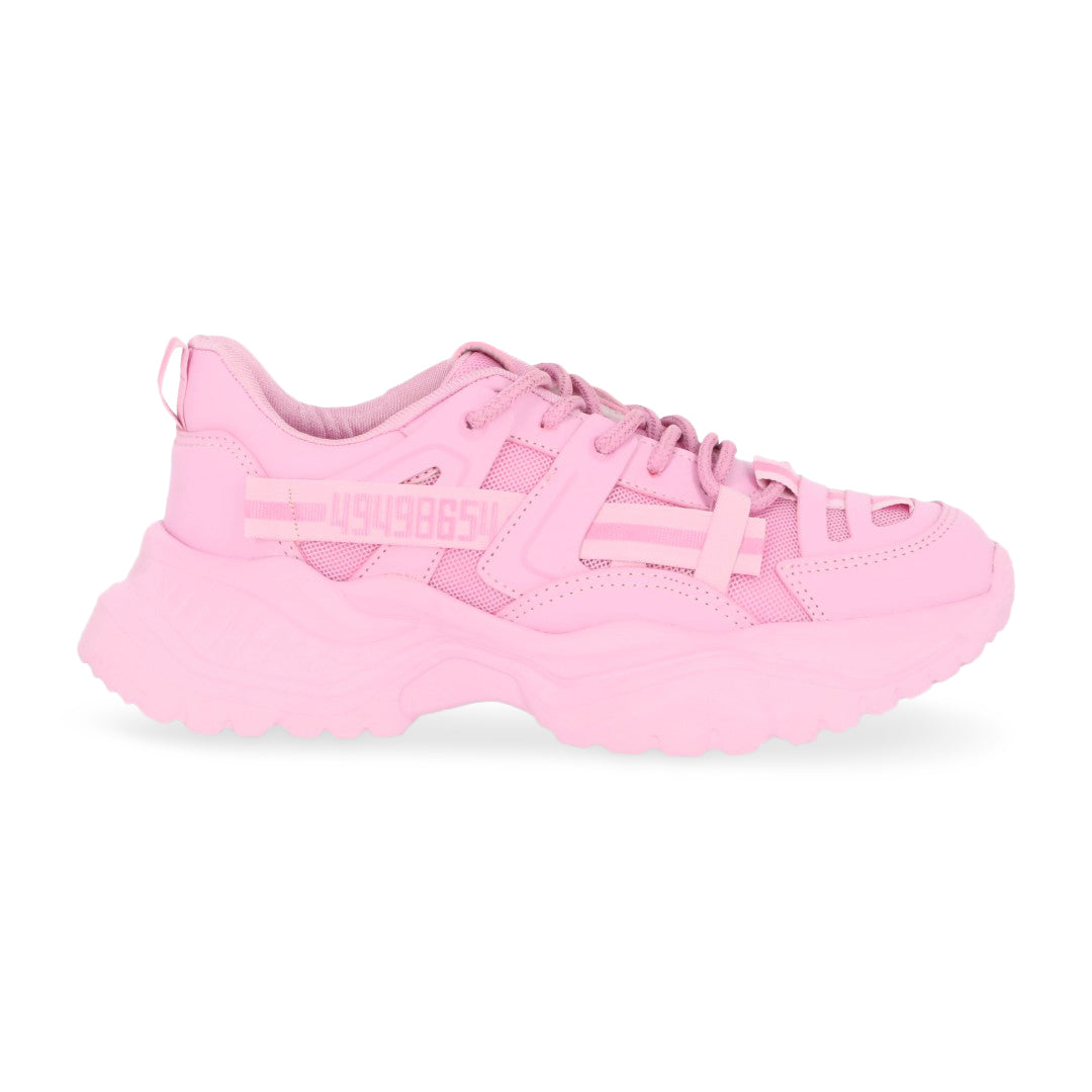 Tenis sneakers mujer Rosa plataforma 8 cm 298 71 Pattyglosstore