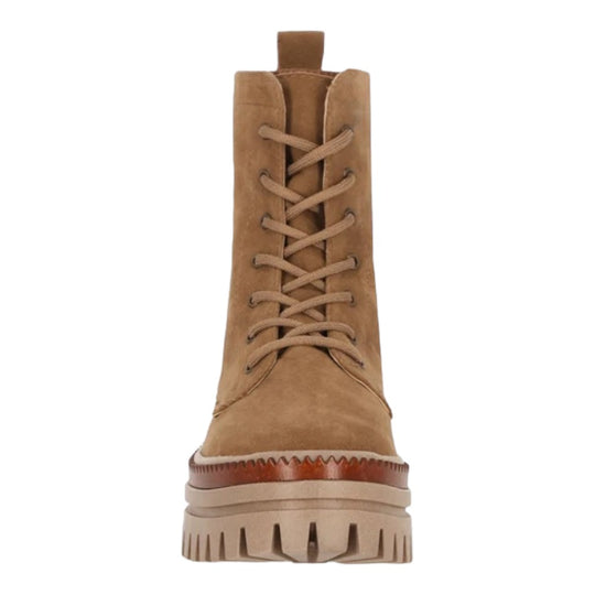 Bota Casual Mujer Color Camel Tacon 5cm 732-41