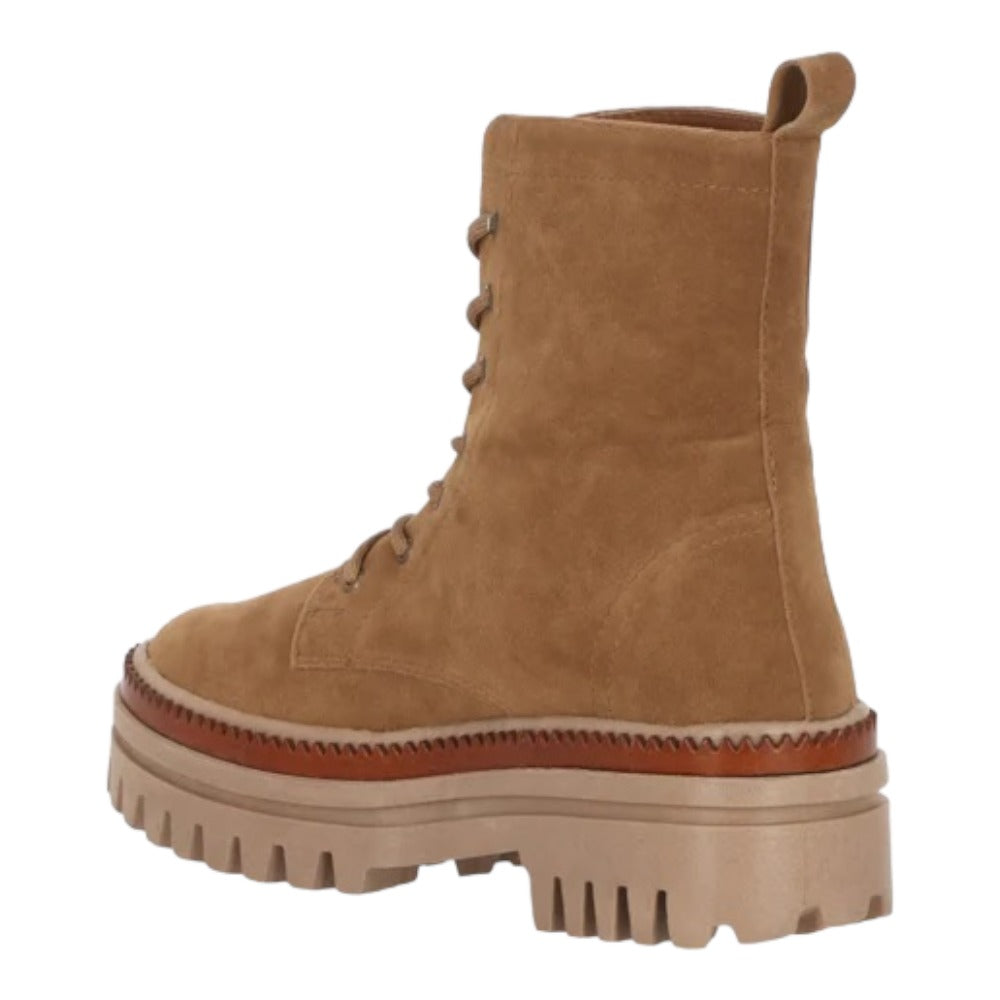 Bota Casual Mujer Color Camel Tacon 5cm 732-41