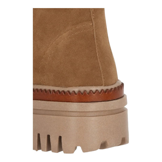 Bota Casual Mujer Color Camel Tacon 5cm 732-41