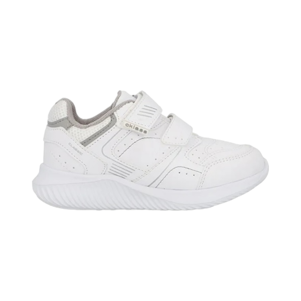 Tenis Escolar Niño Niña Color Blanco 742-14