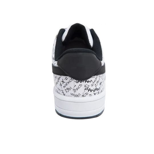 Tenis Sneakers para hombre Blanco Negro Panam 1010943