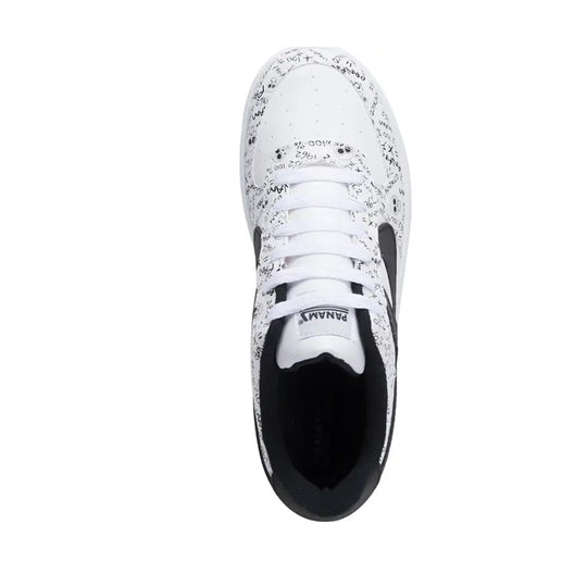 Tenis Sneakers para hombre Blanco Negro Panam 1010943