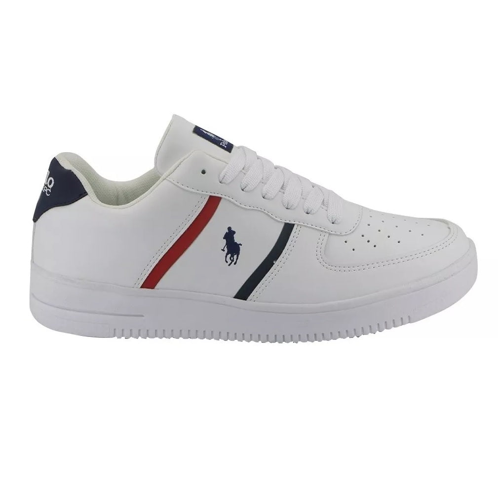 Tenis Sneakers Hombre Polo Blanco 628 17 Pattyglosstore