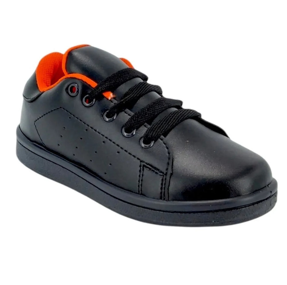 Tenis Casual Niño Color Negro Y Blanco Dúo Pack 309